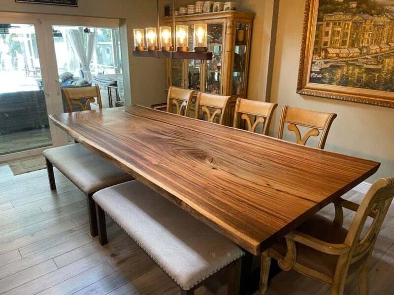 Dining – Live Edge Slabs of Portland | Custom Live Edge Tables